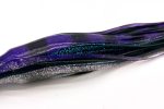 Purple/black/silver on black with blue fleck